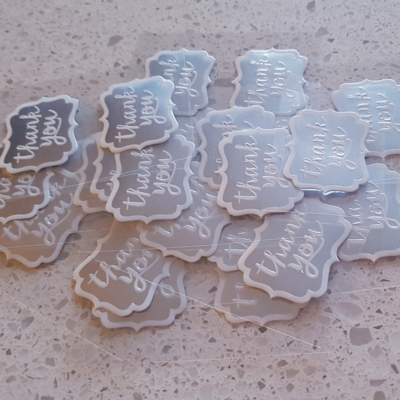 2/15$ 25 pcs Removable Thank You Stickers 1.5" inch - Picture 3 of 5
